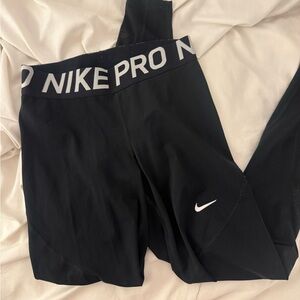 Nike Pro Black Leggings Size M